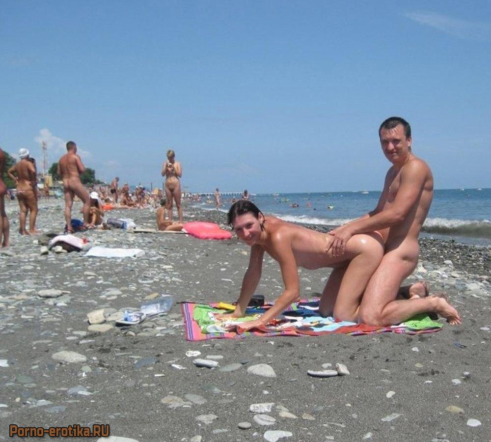 Порно фото нудистов на пляже
