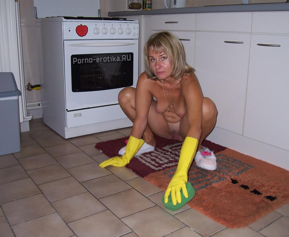 Голая уборка на кухне